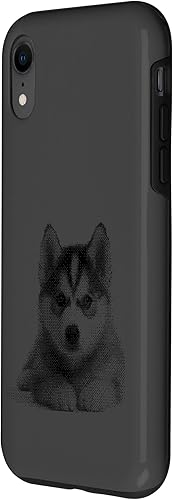 Miniatura 2 de Chic Husky Puppy for Dog Mom and Paw Parents Case for iPhone XR