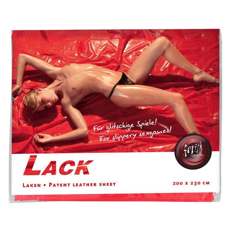 Dèmonia - Lámina de Vinilo Hidrófugo Rojo - Protección Impermeable para Colchones para Juegos BDSM Sexys para Adultos - 230x200cm