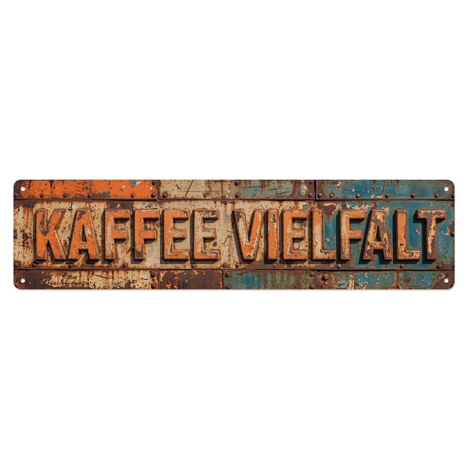 Coffee Variety Bistro Metal Tin Skinny Sign Plaque Wall Decor for Cafe, Club Bar, Office, Home Garden Metal Poster 4x16Inch