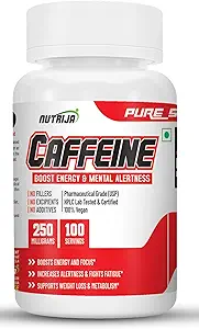 Caffeine Powder Pre Workout Supplement - 100 Servings