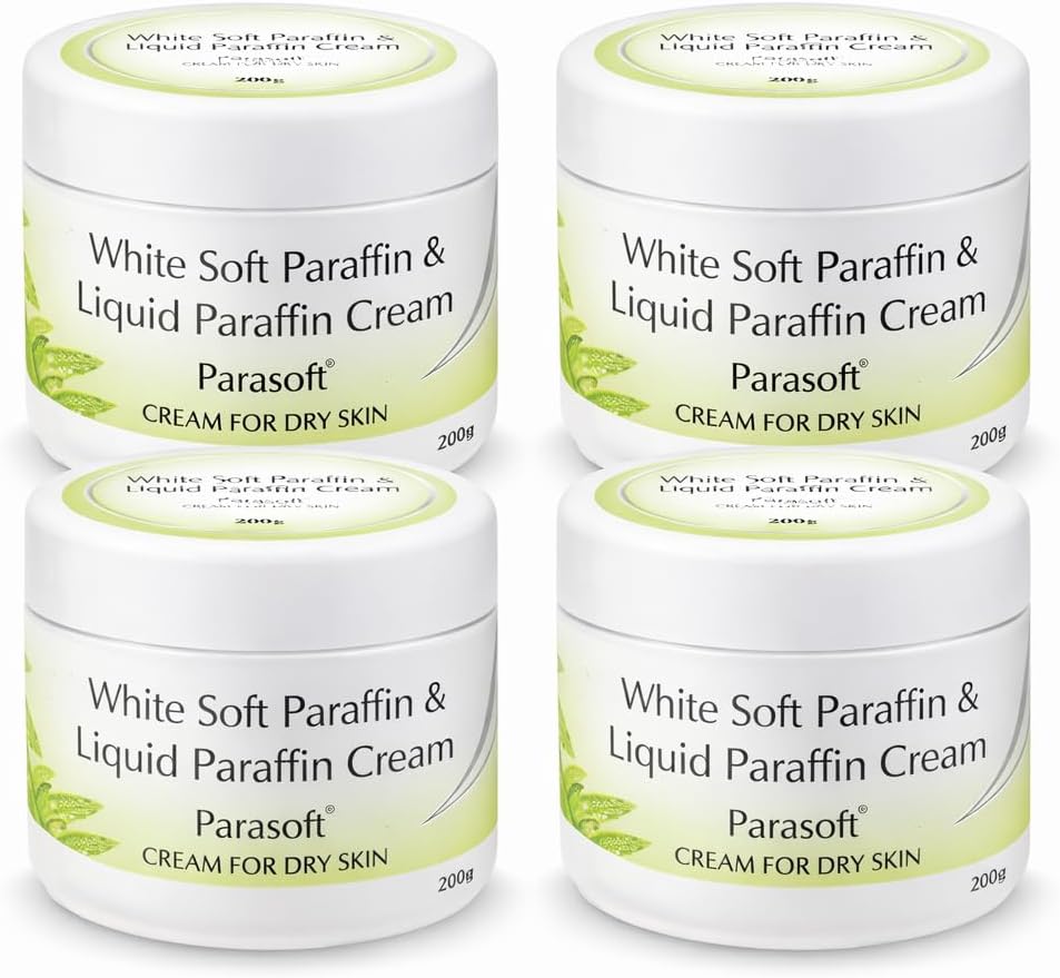 Parasoft Moisturizing Cream with Aloe Vera - 200g (Pack of 4) | Deep Hydration Intense Moisturizer for Dry & Dehydrated Skin, Non-Greasy, All-Season Daily Skincare, Dermatologist Tested, Paraben-Free
