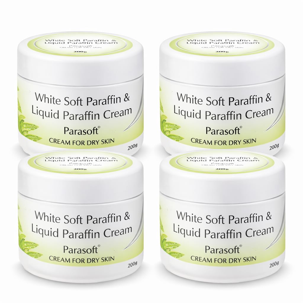 Parasoft Moisturizing Cream with Aloe Vera - 200g (Pack of 4) | Deep Hydration Intense Moisturizer for Dry & Dehydrated Skin, Non-Greasy, All-Season Daily Skincare, Dermatologist Tested, Paraben-Free