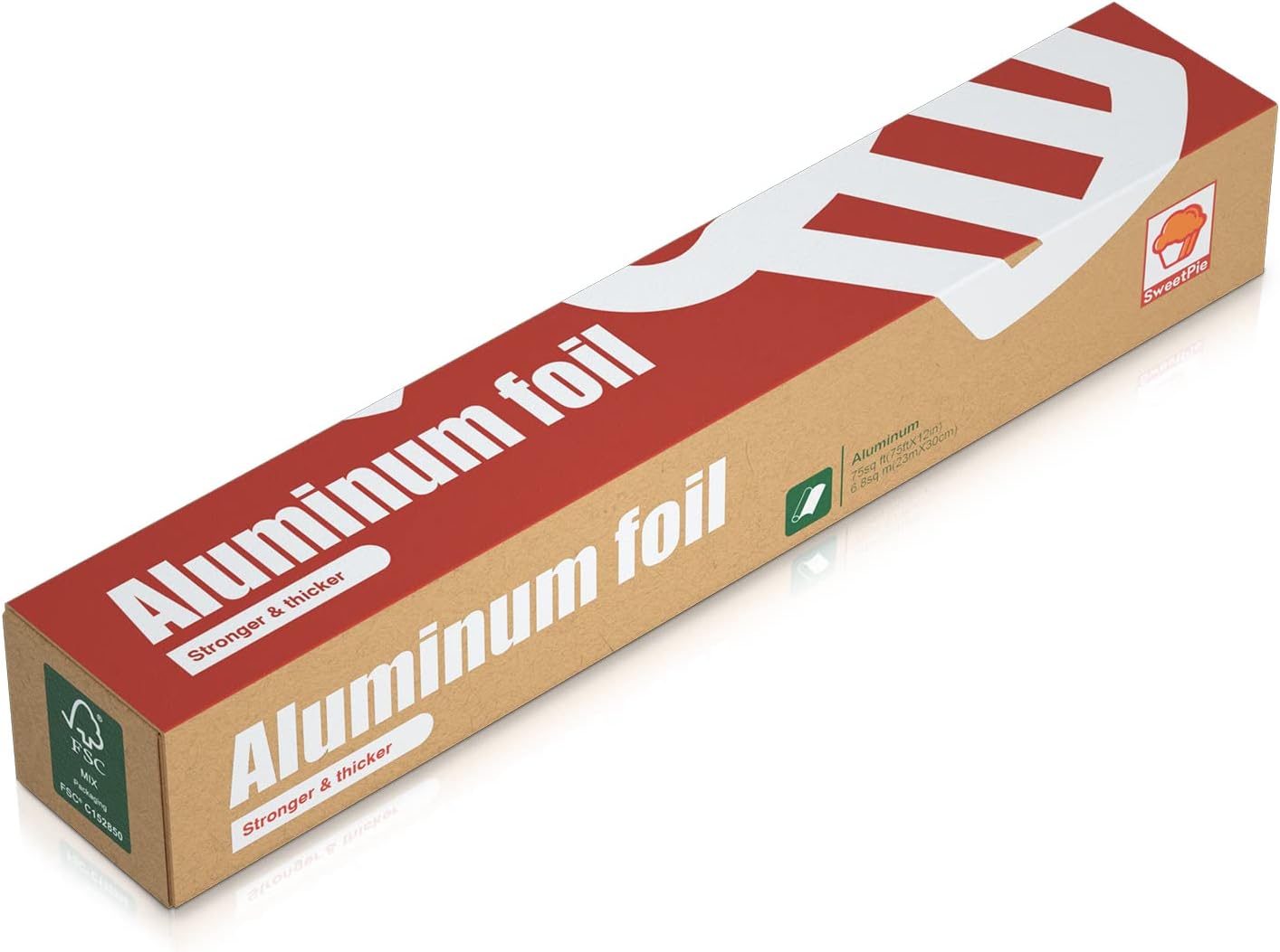 Foil Aluminum Roll 75 Square Feet Non-Stick Aluminum Foil Heavy Duty, Tin Foil Suitable for Leftovers, Grilling, Baking, and Cooking… : Health & Household