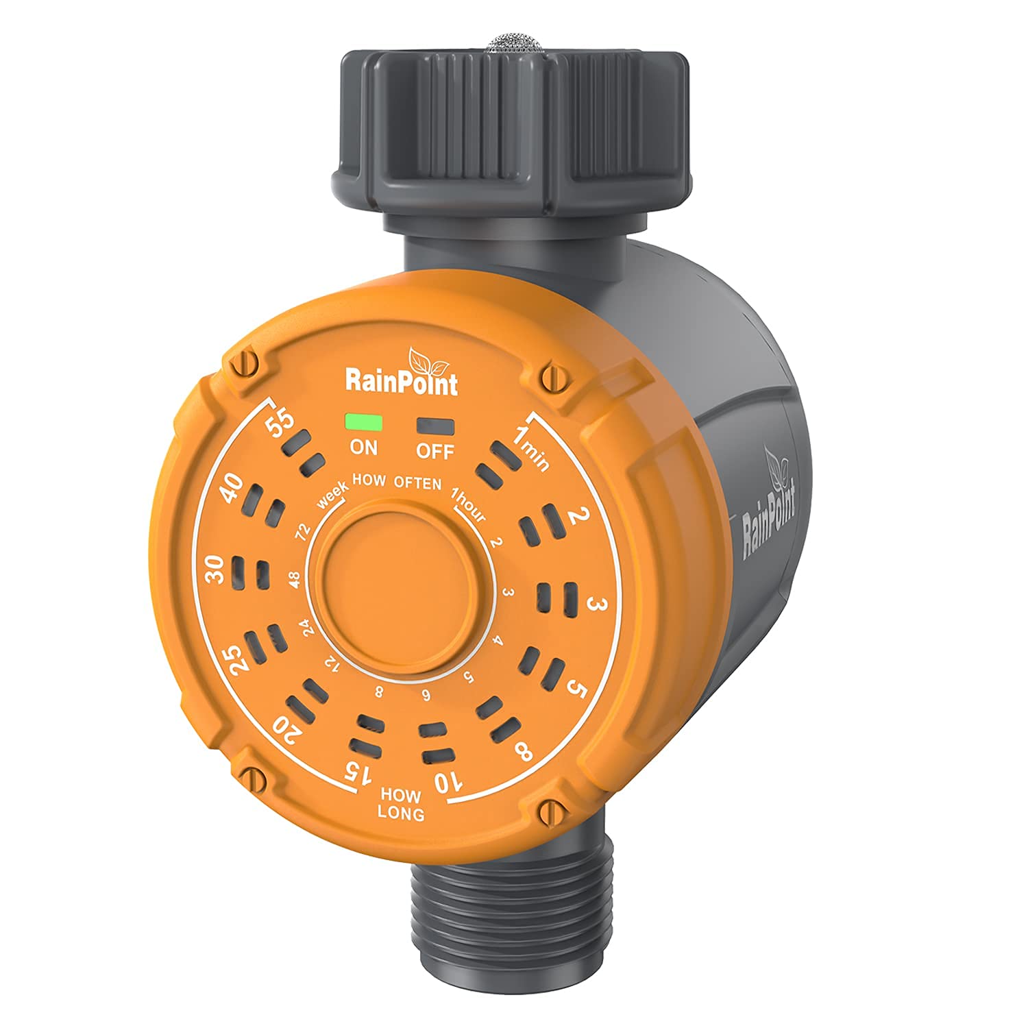 Exploded view of RAINPOINT Sprinkler Timer valve components