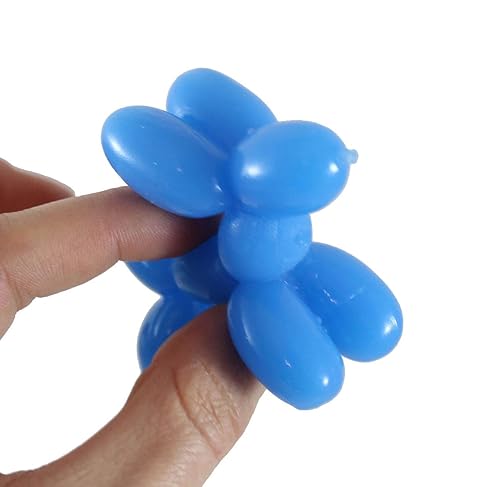 Miniatura 4 de 12 mini globos elásticos para perros – Lindo juguete sensorial blando – Recuerdos de fiesta y premios (1 docena)