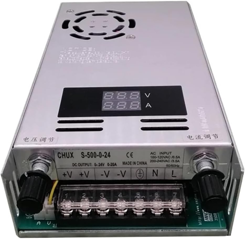 スイッチング電源供給源 DC 12-60V 500W 600W ダブルパネル屋内電源スイッチトランス AC 110-264V LED スイッチング電源  600w,調整可能な出力電圧0-12v,24v,36v,48v,50v,60v,80v,デジタルディスプレイ,ac-dc電源 - AliExpress  スイッチング電源供給源 DC 12-60V 500W 600W ... 500W 調整可能スイッチング電源（デジタルディスプレイ付き）12V 24V 36V 48V 60V 80V 110V 220V D
