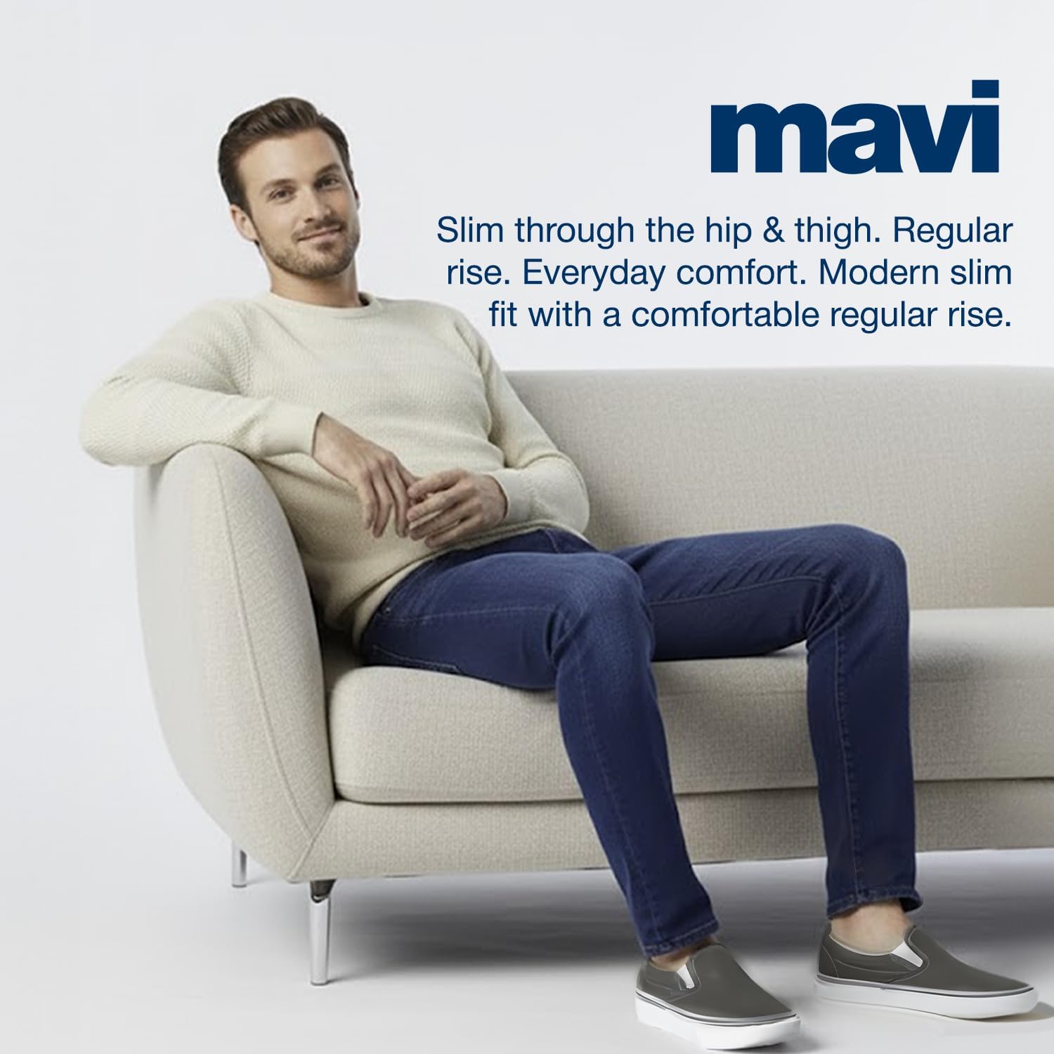 Mavi Jake Men's Jeans Regular Rise Slim Leg - Image 7