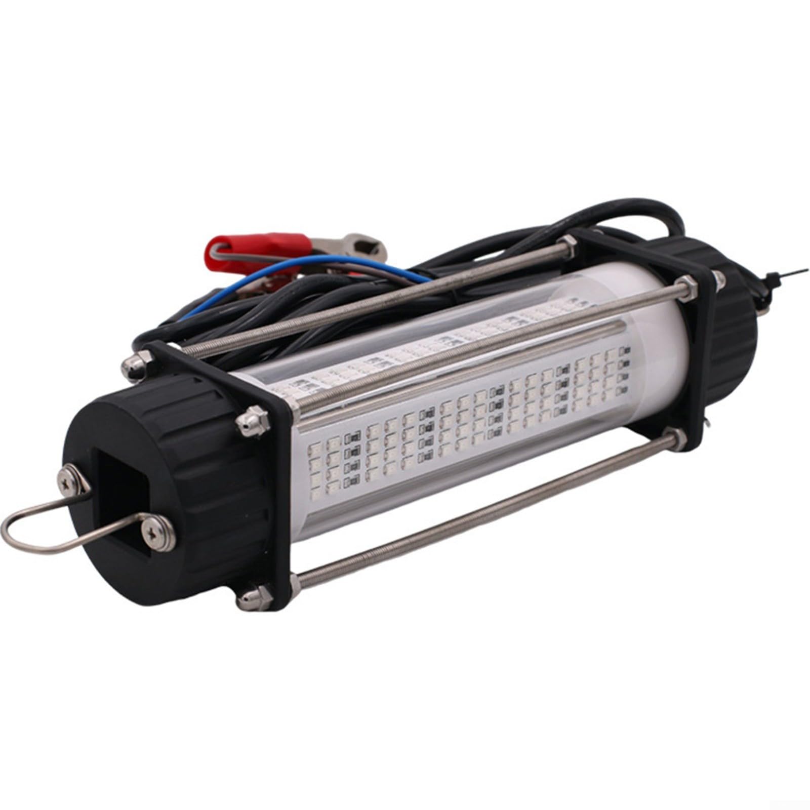 Luz sumergible de pesca subacuática 12V 7M High LED Array para pernos de acero inoxidable para la atracción de señuelos de calamar (120W verde)