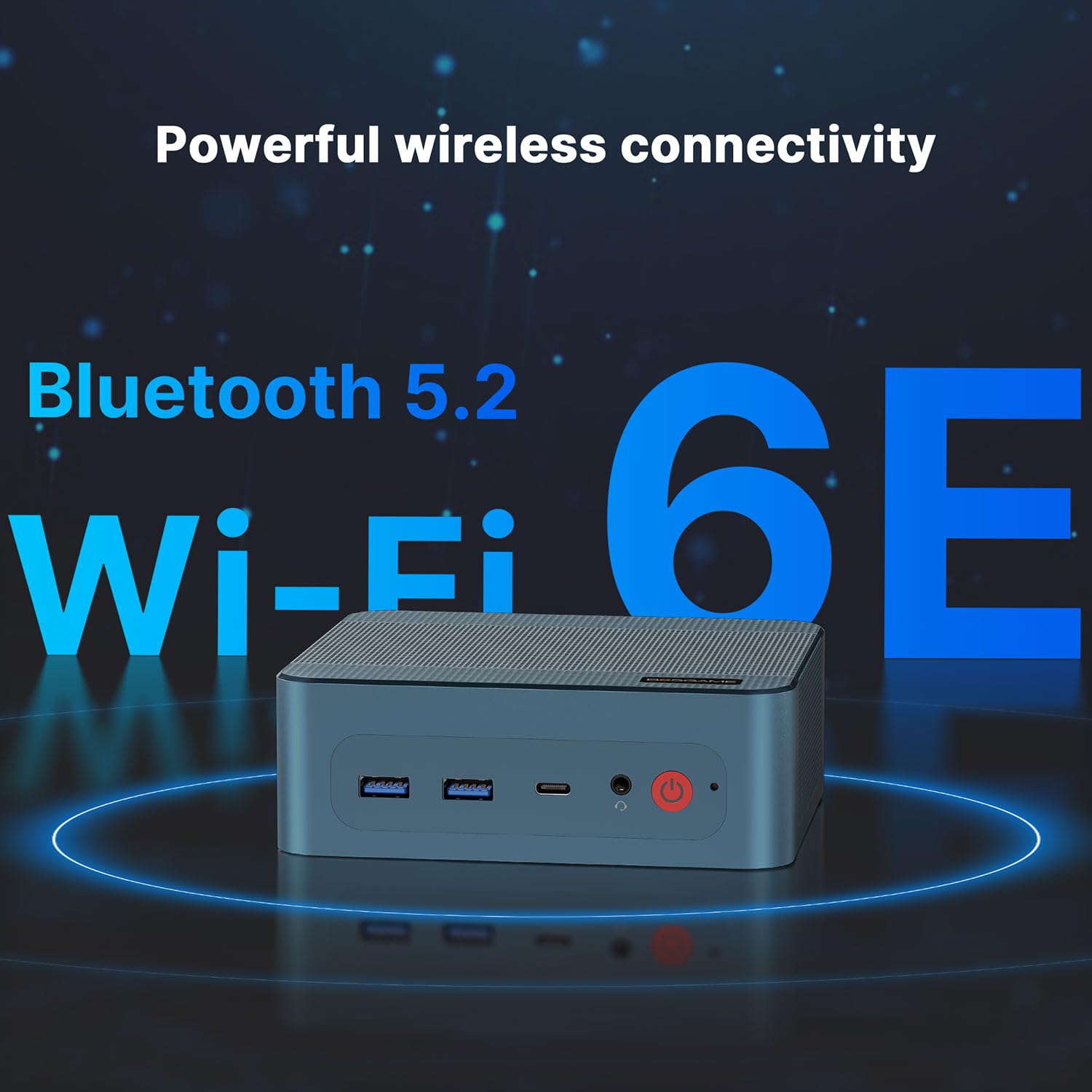 BOSGAME P2 Gaming PC, with Intel Core i7-12700H Processor, 14C/20T (Up to 4.7GHz), DDR5 16GB RAM 512GB SSD, Triple 4K Display with WIFI6 and Bluetooth5.2 Office Pc