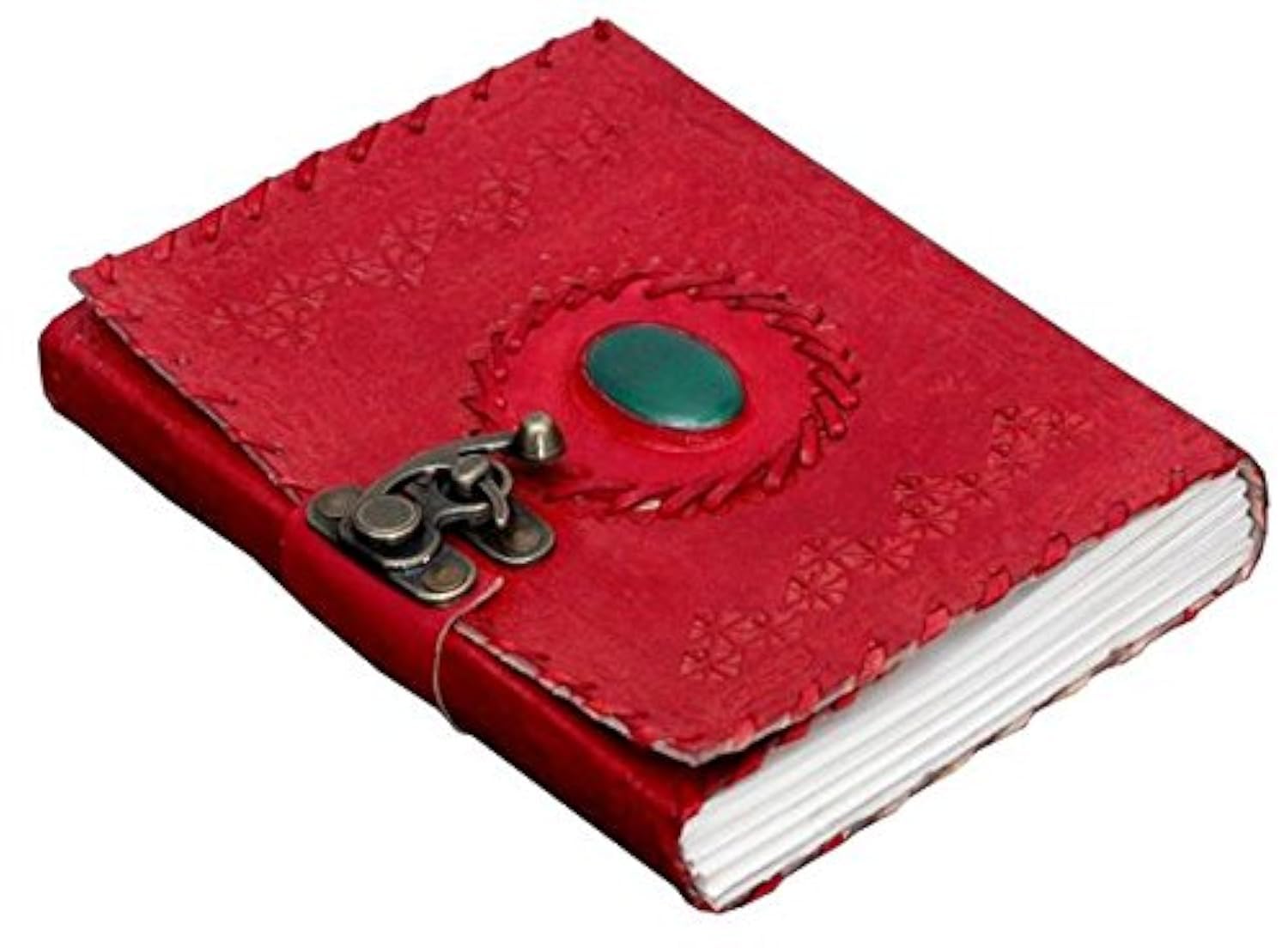 Amazon.co.jp: TUZECH ハンドメイド 本革 100% 本革 ヴィンテージ 日記