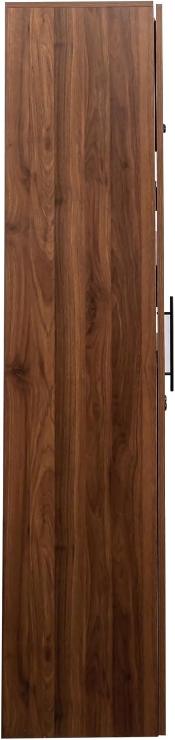 Jmyab 70.87" Kitchen Pantry Cabinet, Kitchen Pantry Cabinet with Storage Shelves, Farmhouse Storage with 4 Doors, Tall Organizers for Living Room Dining Room, Walnut