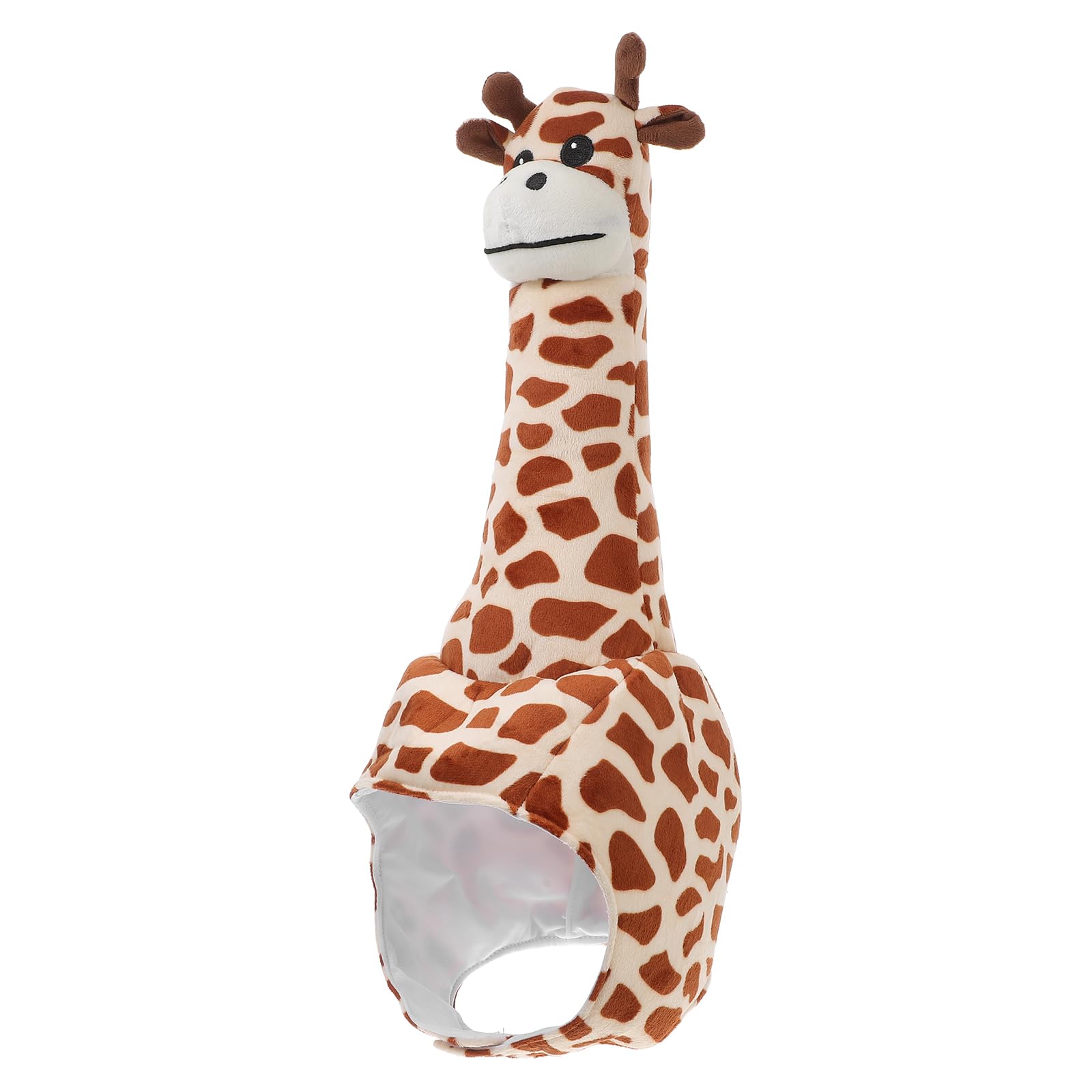 Cappello da Giraffa per Feste di Carnevale e Travestimenti Divertenti Resistente All'usura e Rottura in Peluche Cotone Pp Uomo e Donna