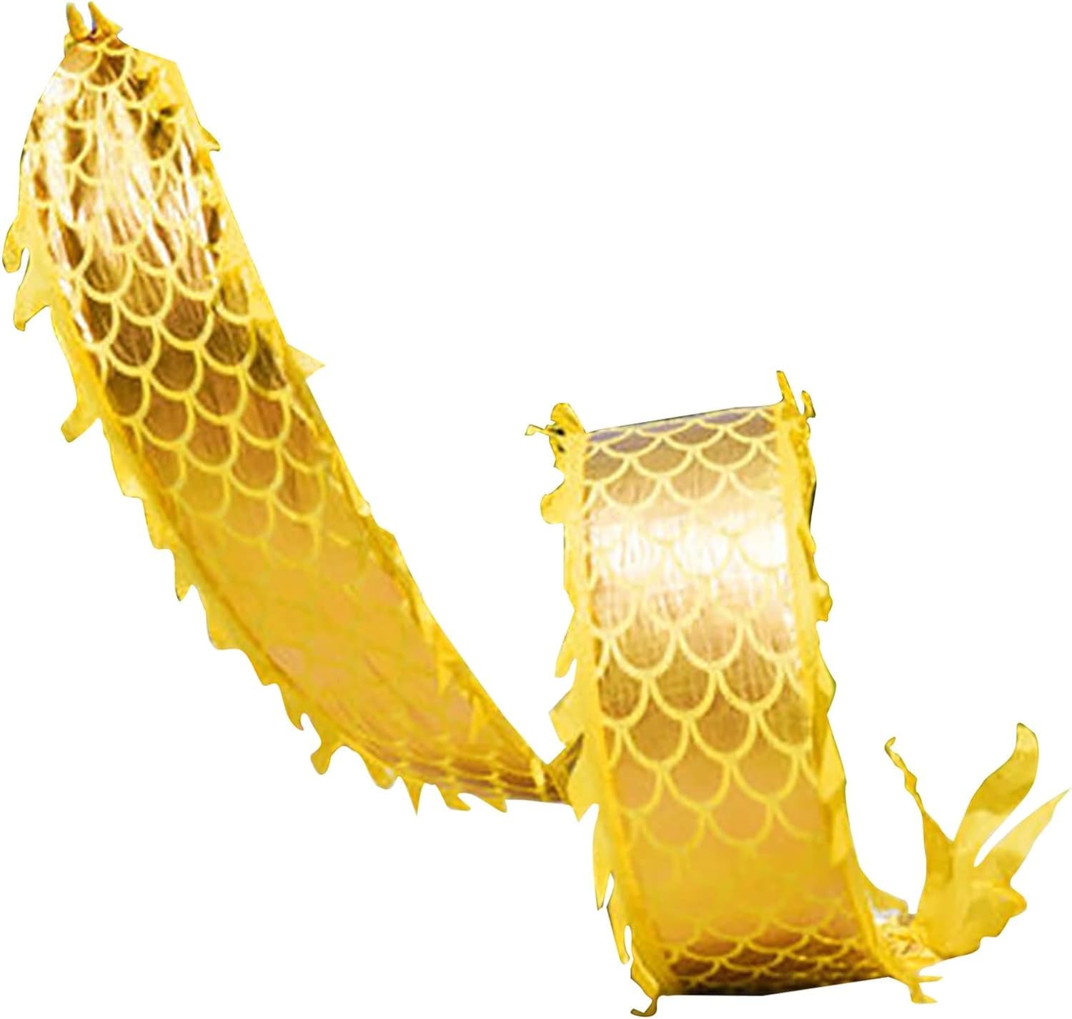 Dwustronna wstążka do tańca smoka, wstążka z chińskim elementem, wstążka do tańca smoka dla początkujących(Gold,8m)