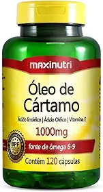Óleo de Cártamo 1000mg - 120 Cáps., Maxinutri