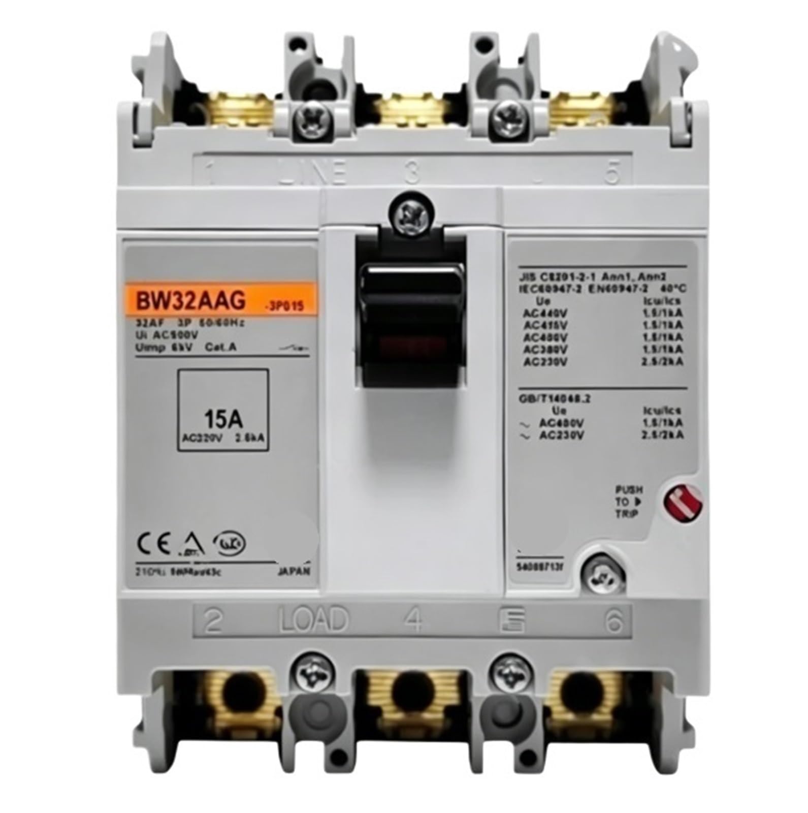 CLBSWYEJK BW32AAG 3P 20A Circuit breaker