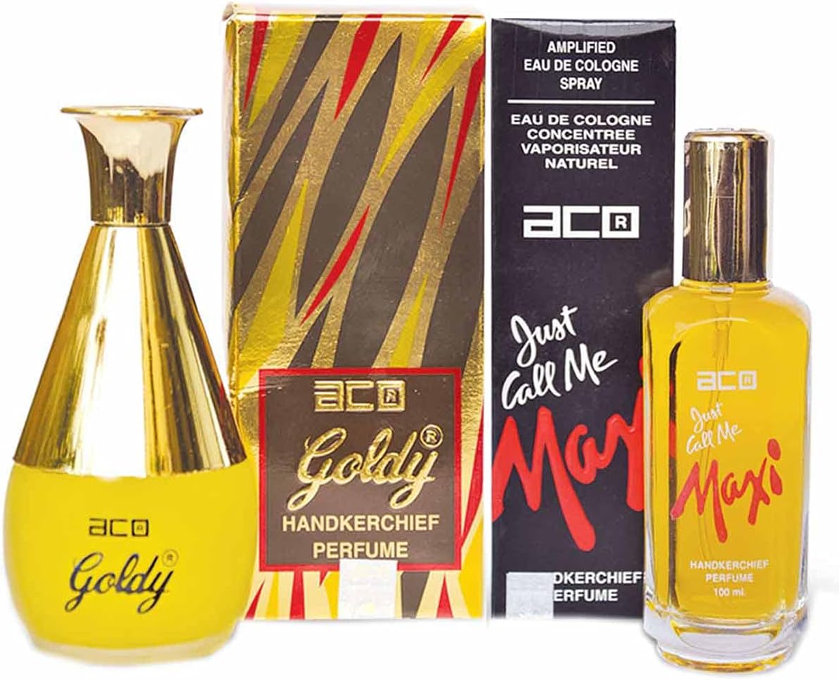 Aco Goldy and Waxi 100ml Fabric Perfume Combo set For (Men's & Women's)