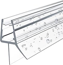 EMKE Ersatzdichtung Wasserabweiser Duschdichtung Schwallschutz Duschkabine Bad 4-6mm Glas 800mm