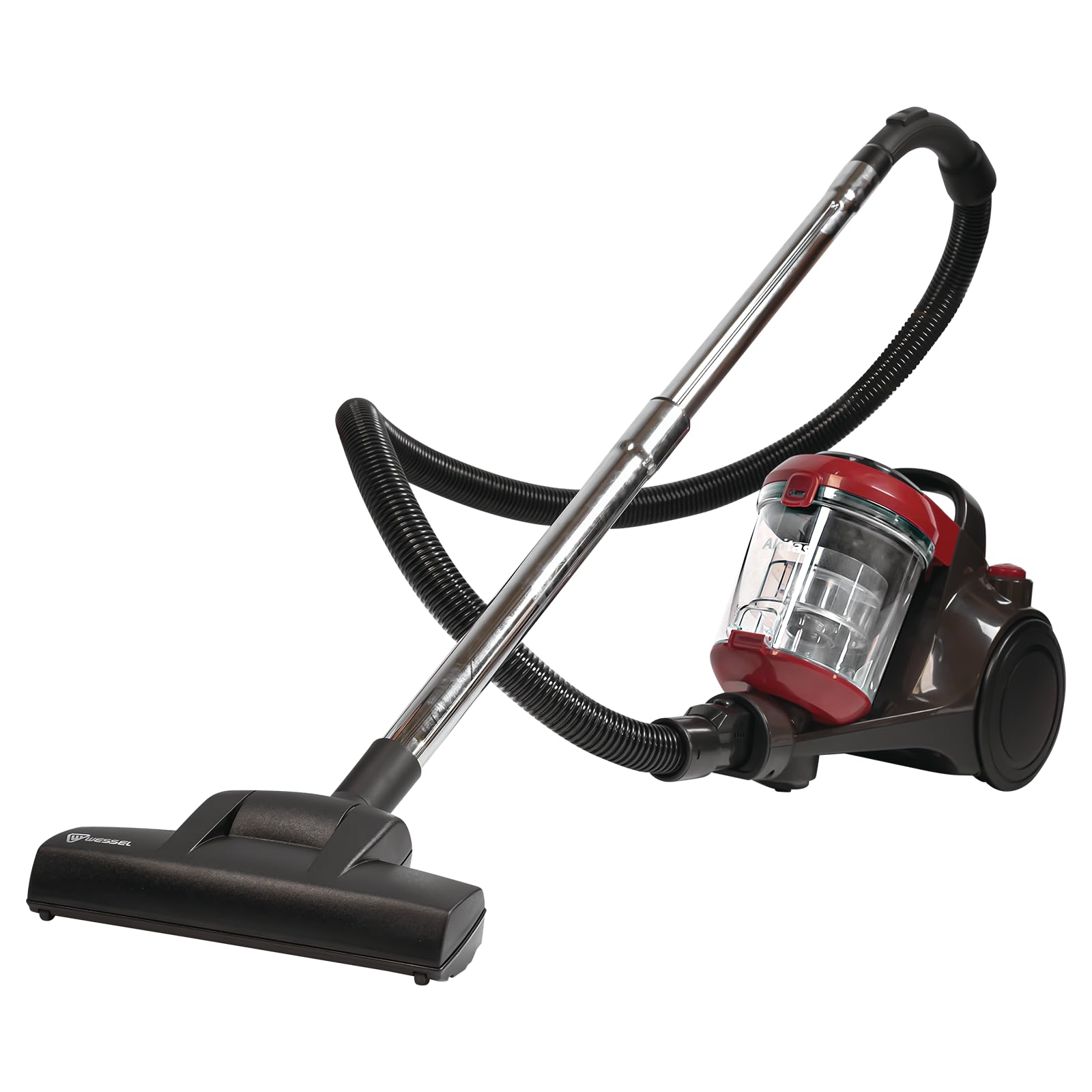 C10T Turbo Pet Hair Bagless Vacuum Cleaner Cylinder 850W Cat And Dog With German Wessel Werk Large 28cm Width Spinning Brush Head