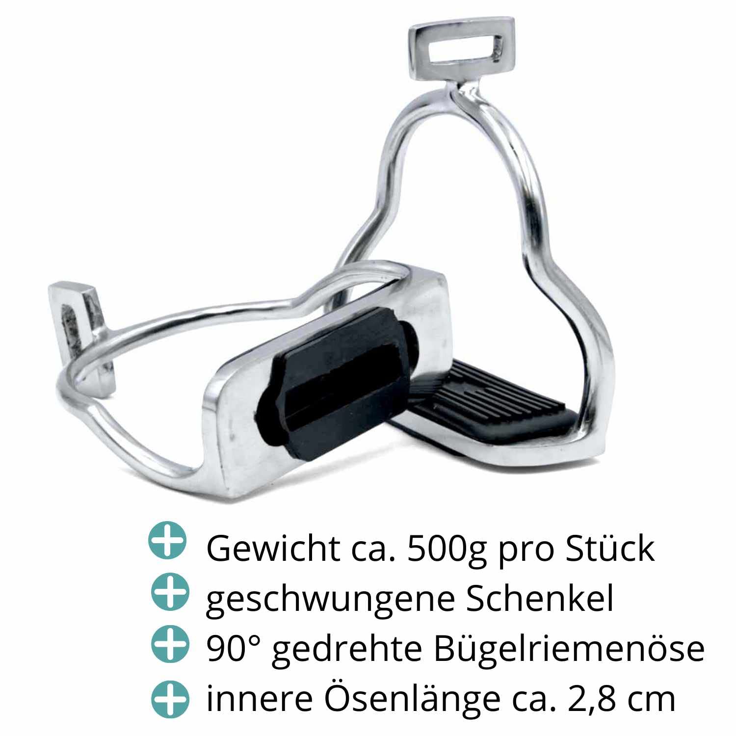 AMKA Acciaio Inossidabile Island islaen dersteig Buegel toelt sicurezza Staffe 1 Coppia