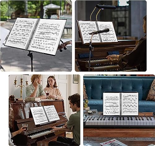 60 Pocket Presentation Book with Clear Sheet Protectors, A4 Portfolio Folder Binder Display 120 Pages Bound Thickened Sheet Protectors Binder for Children Artwork Sheet Music Diamo image 7