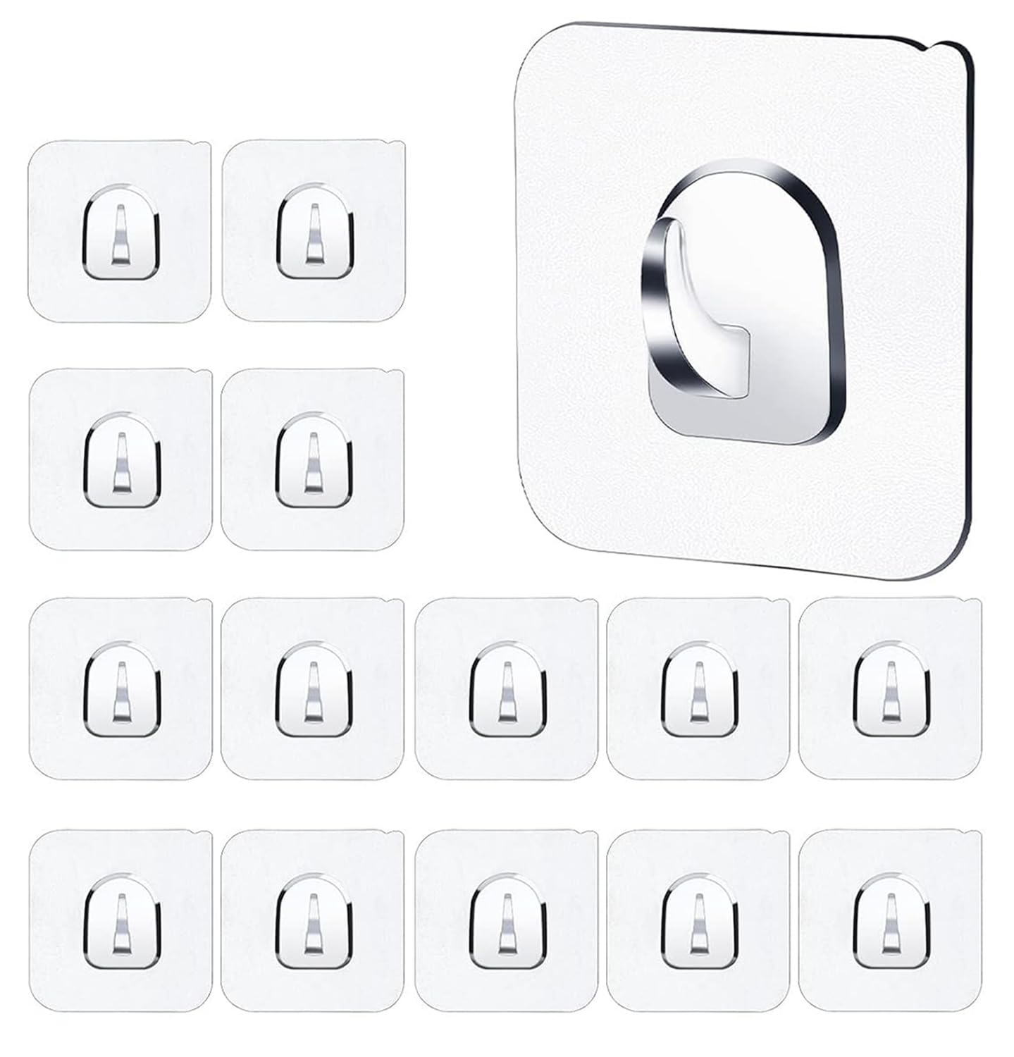 DALUCI Self Adhesive Hooks - Heavy Duty, No Drill -20 DALUCI Self Adhesive Hooks - Heavy Duty, No Drill -20