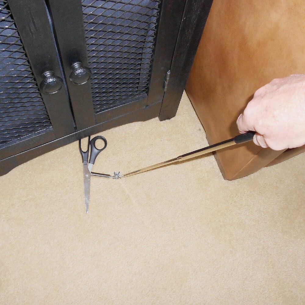 Master Magnetics Herramienta de recogida magnética, telescópica con bisagra, imán de recuperación, longitud de 24 pulgadas, sujeción de 5 libras, 07227