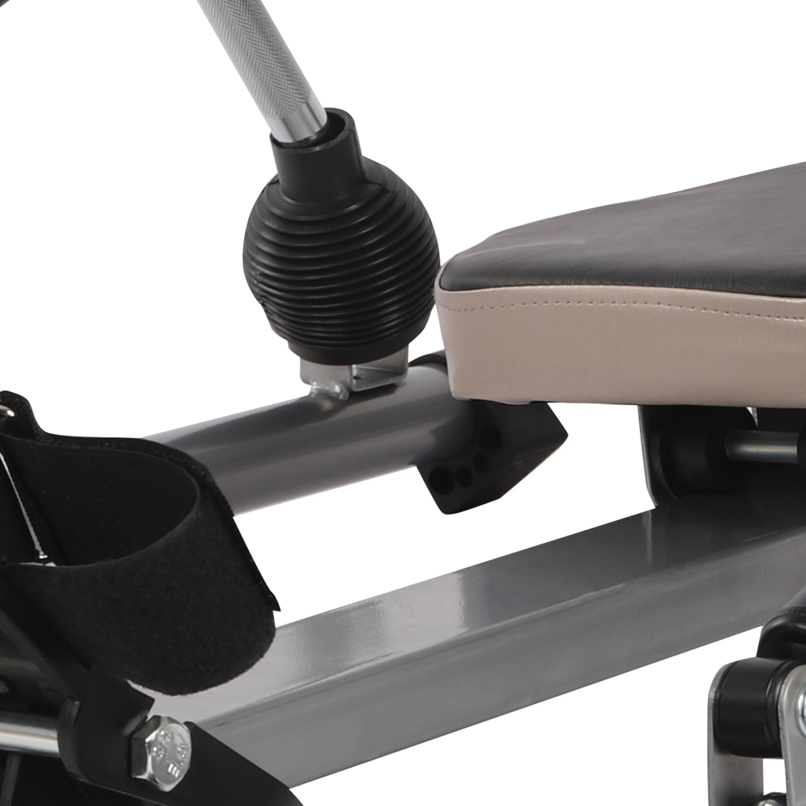 LCD Rudergerät Rudermaschine Ruderzugmaschine Klappbar Fitness Hydraulische voll bewegliche justierbare Rudermaschine mit weichem Sitz LCD-Monitor und Langer Schiene für Cardio-Übungen
