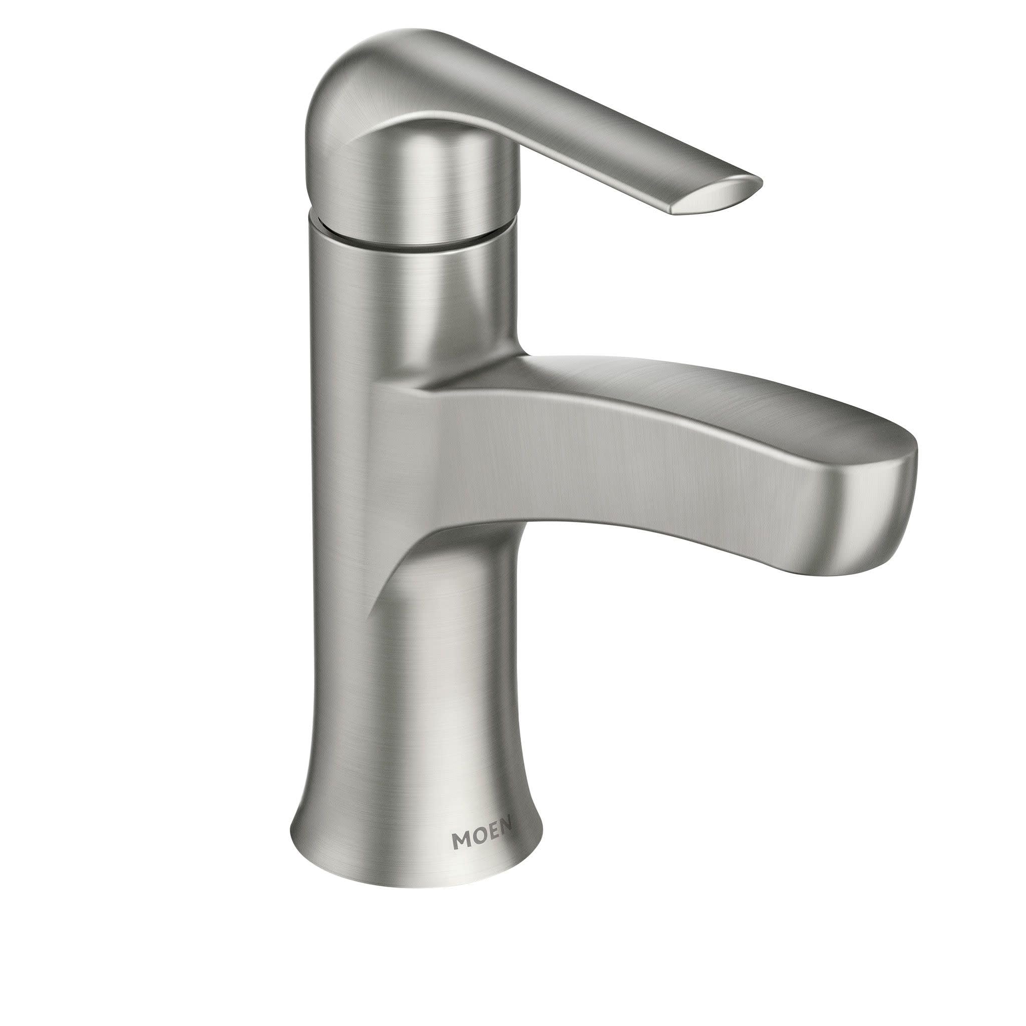 Moen Tilson Spot Resist Brushed Nickel One-Handle Bathroom Sink