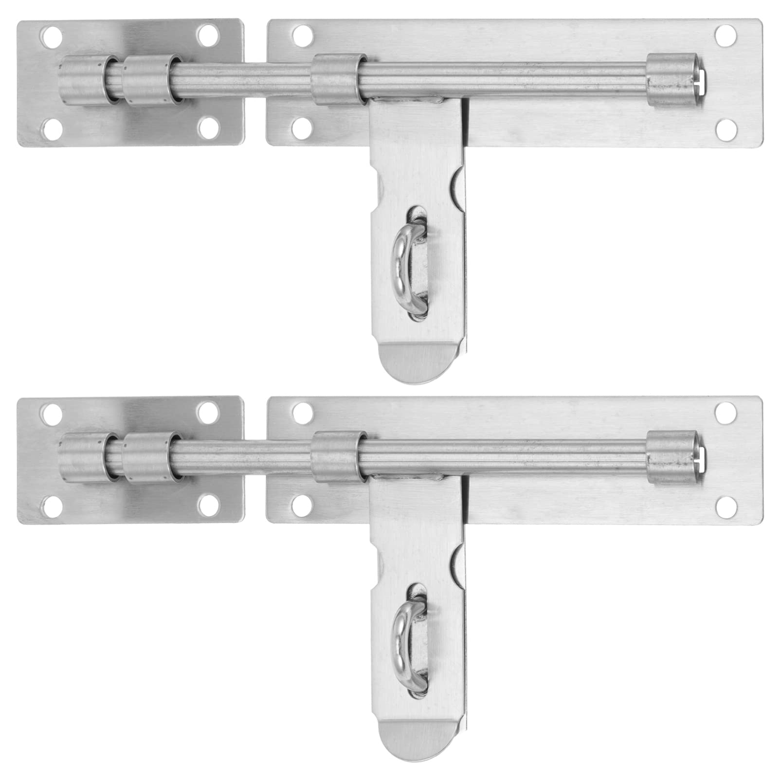 Nvsfzgiyg One Color 2 Pcs Door Slide Bolt Stainless Sliding Lock Latch