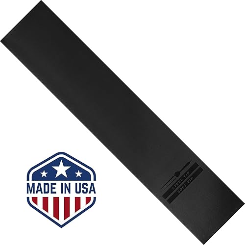 Miniatura 5 de Viper by GLD Products Tapete acolchado para dardo (acero y punta blanda), negro, 117 pulgadas de largo x 24 pulgadas de ancho x 125 mil de grosor