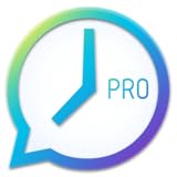 Talking Clock Pro announces the time according to the user’s schedule at certain time intervals