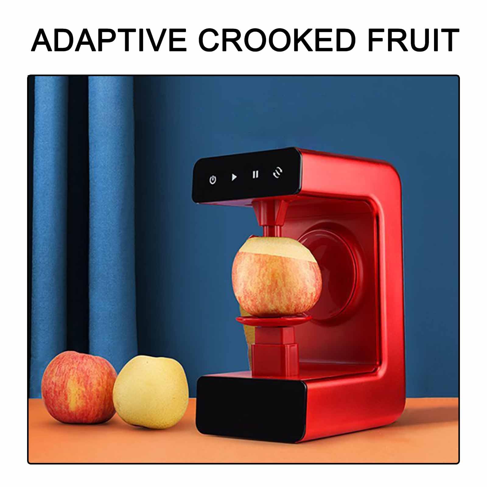 Schäler, Apfelschäler, multifunktionaler Obst- und Gemüseschäler(Black)