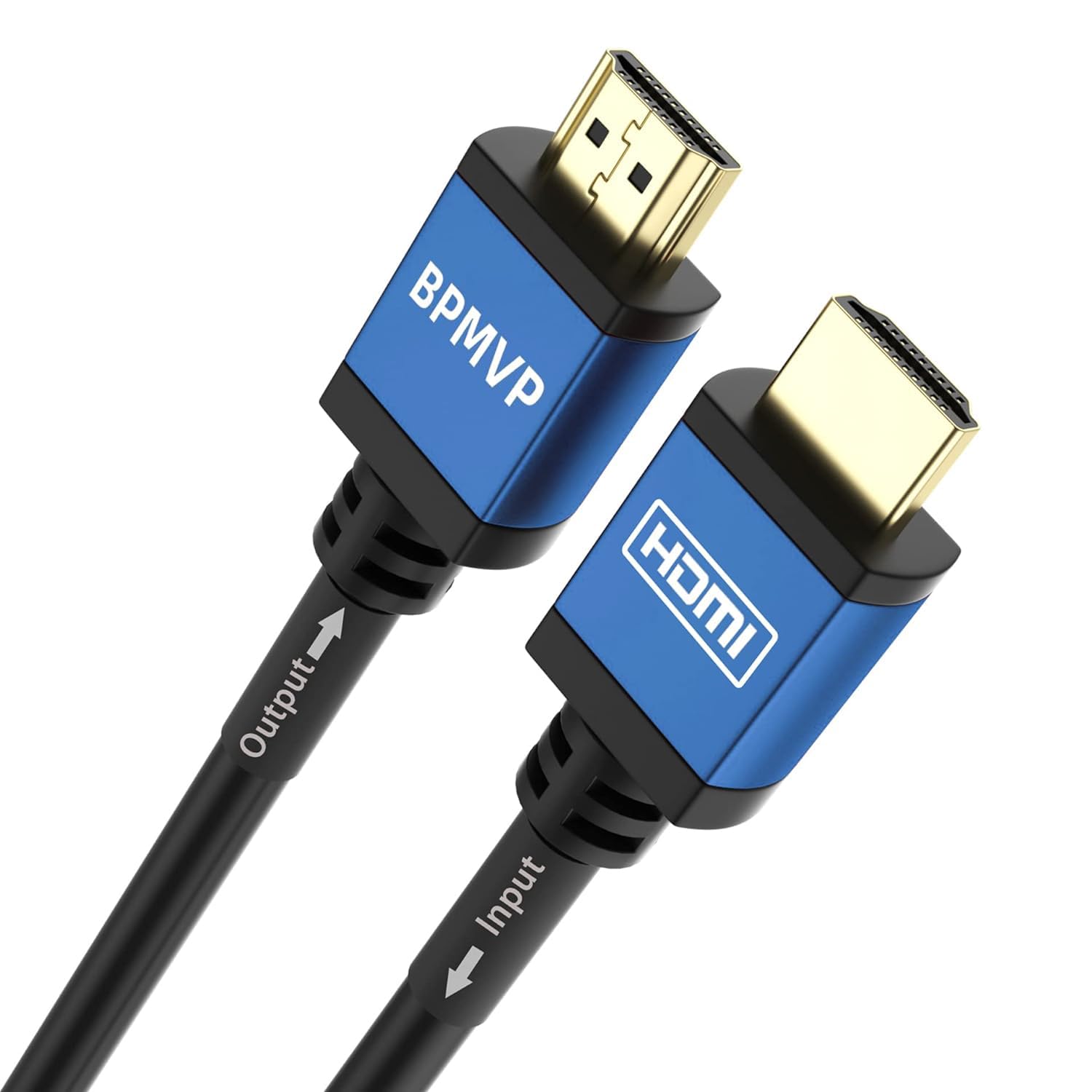 BPMVP Cavo HDMI 4K da 30,5 m, ultra HD, ad alta velocità, 4K60Hz, cavo HDMI 2.0, supporto 4K, 2160P, 1080P, 3D, Ethernet e ritorno audio (ARC), HDR, larghezza di banda 18 Gbps, HDCP2.2