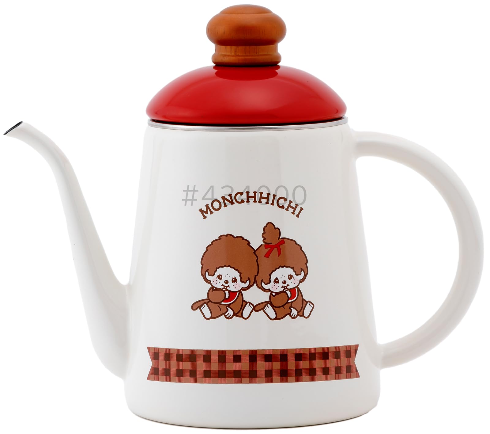 確認用 ホーロー コーヒーポット Amazon.co.jp: 富士ホーロー モンチッチチェック コーヒーポット