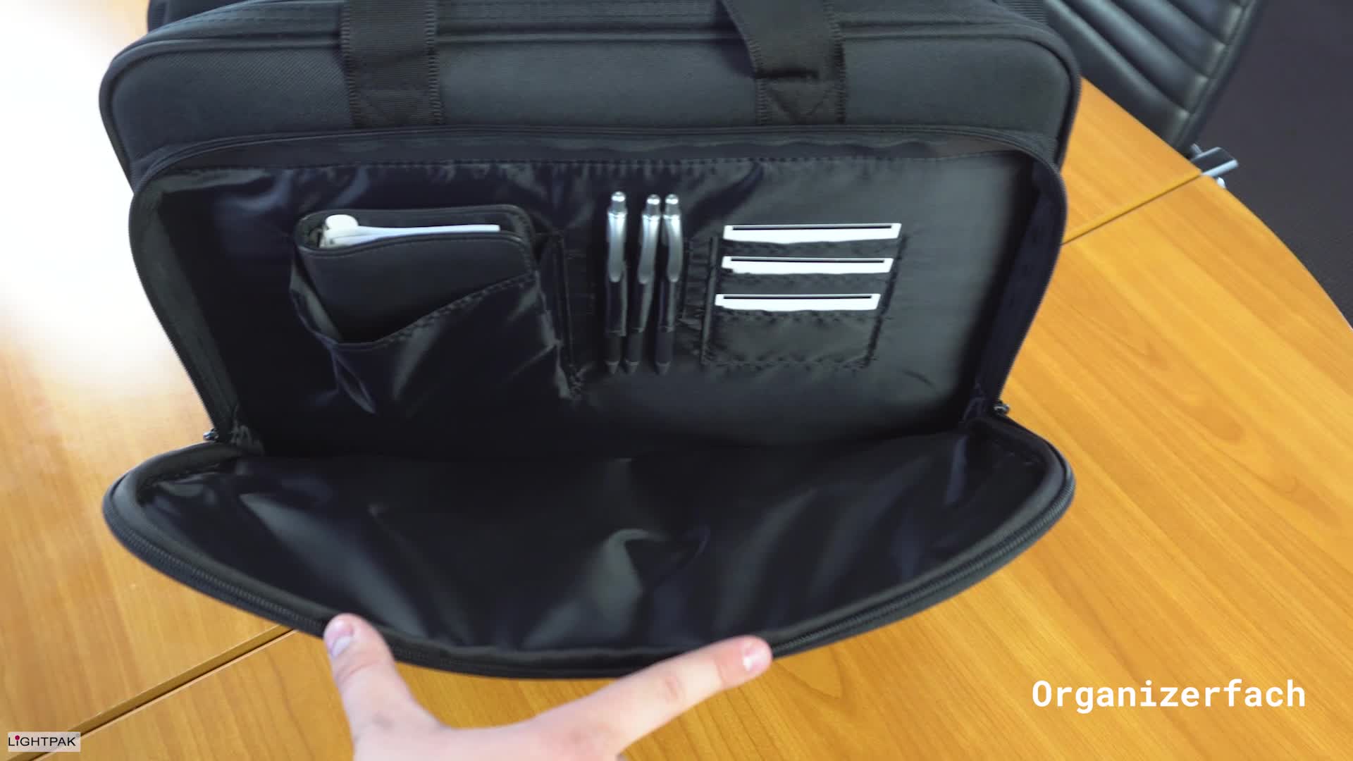 Lightpak Business Laptop Trolley Xray aktetas, zwart - Image 8