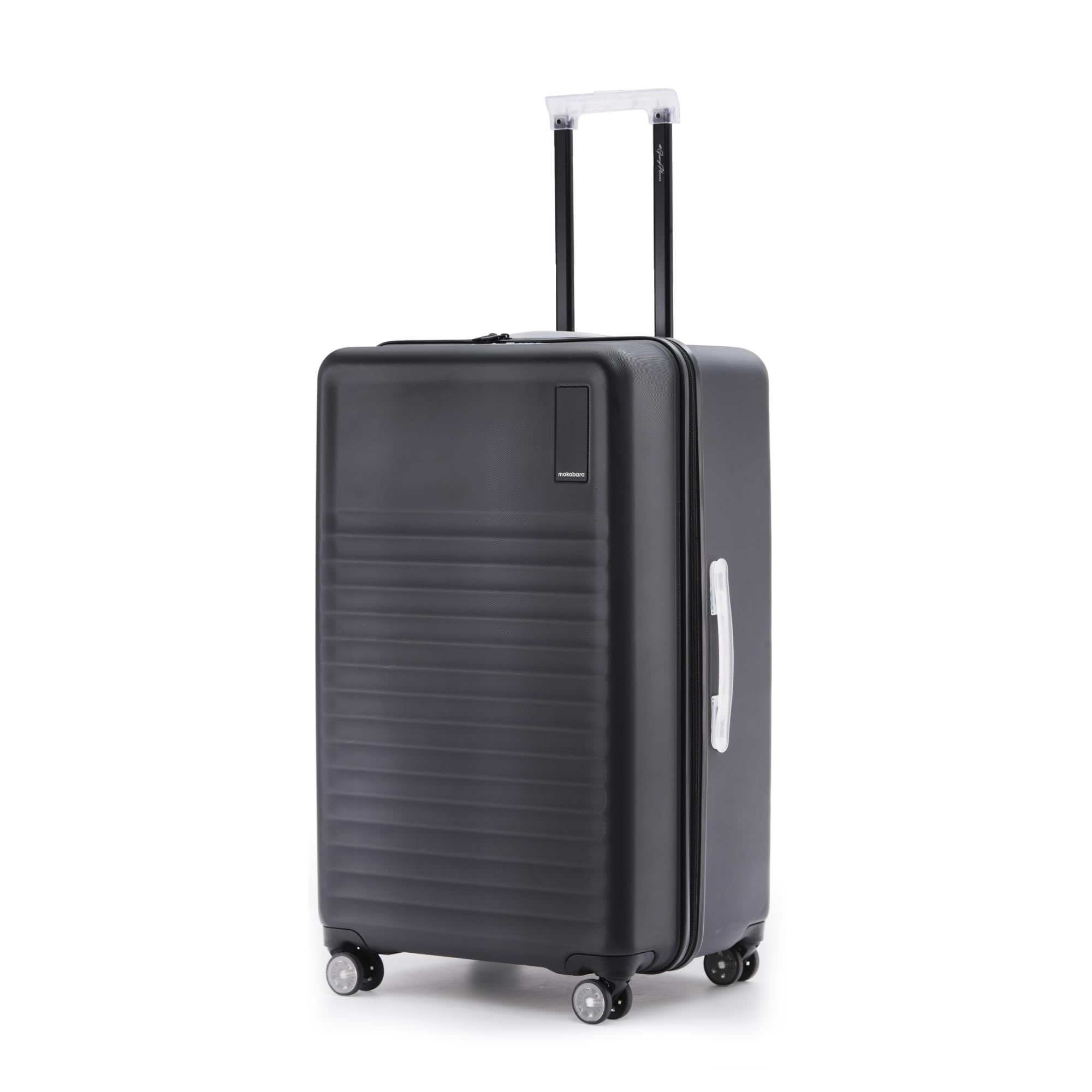 The Aisle Trunk Luggage | 77 Cms Polycarbonate Shell, YKK Zippers, TSA-Approved Lock & Silent Ninja Wheels Travel Suitcase (Check-in Large, Crypto)