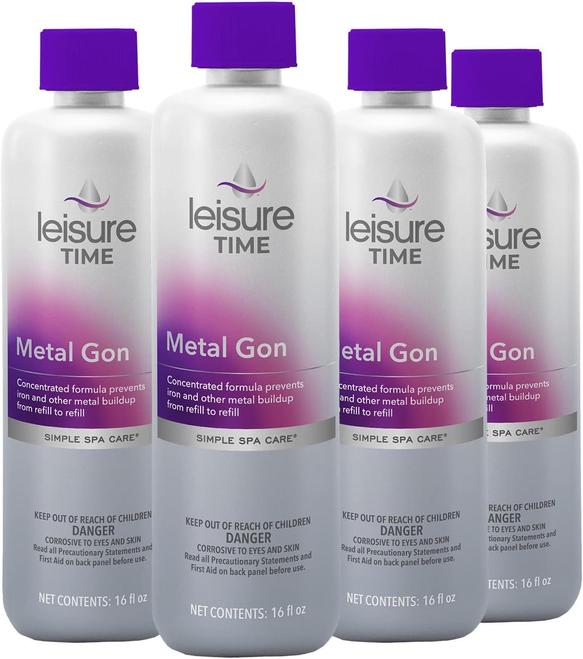 Leisure Time D-04-A Metal Gon, 1-Pint, 4-Pack