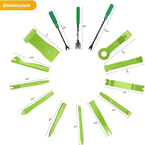 Miniatura 2 de GOOACC Herramienta de extracción de molduras de 40 piezas, herramienta de extracción de terminales automáticos, alicates de clip automático, kit de