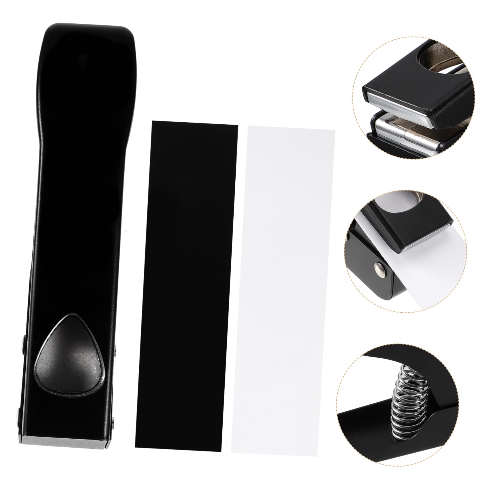 Eleganter Plektrum Stanzer aus Eisen mit Anti Rutsch Silikonpad für Komfortables Selbstgemacht Gitarre Herstellen und Präzises Gitarrenschlag Zubehör