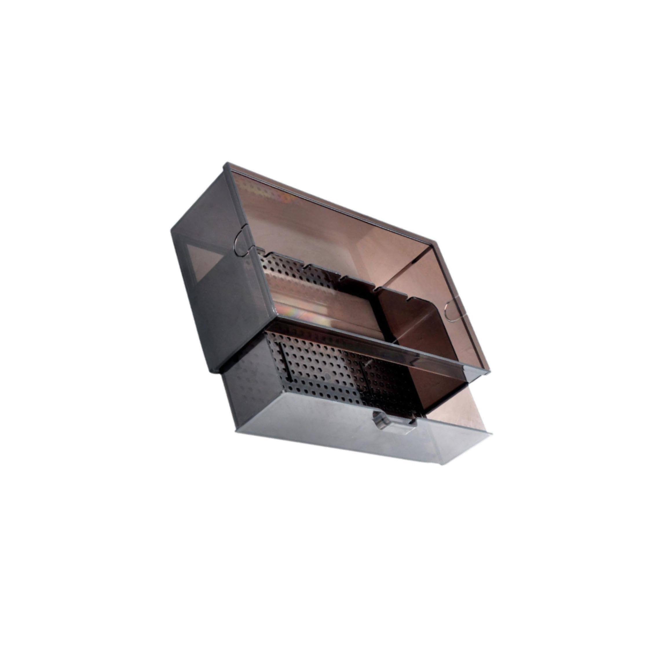 QUXVUIS Aquarium Filter Box Efficient Filtration System Removes Impurities And Odors Aquarium Water External Filter With Simple Structure And Easy To Features, Brown, 30x17x9.5cm