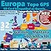 Produktbild Europa Outdoor Topo GPS Karte auf 32GB MicroSD-Card Navigation für Garmin Montana 600, Montana 610, Montana 610t Camo
