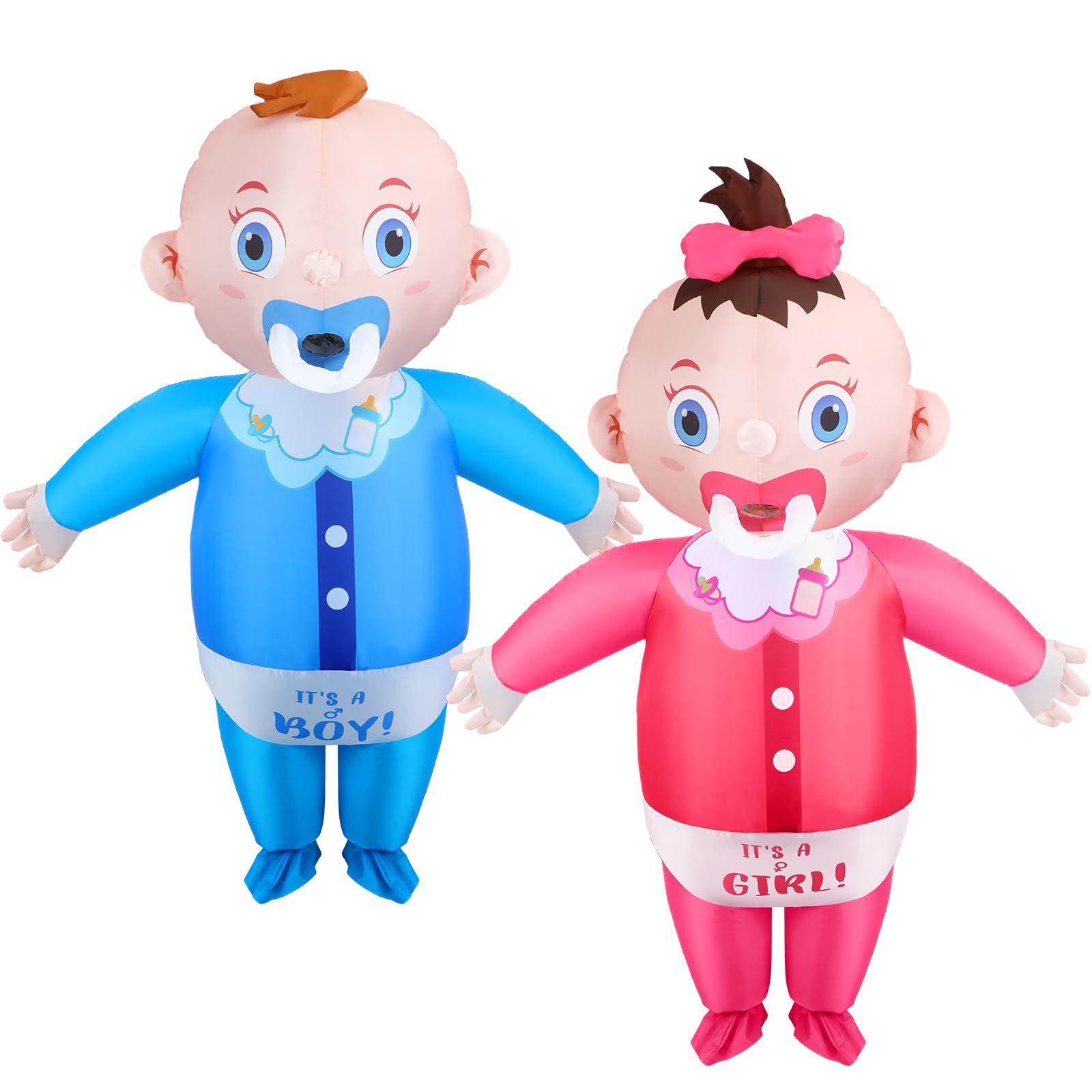 Snapklik.com : Lemosae 2 Pcs Giant Inflatable Baby Costume 96 Inch ...