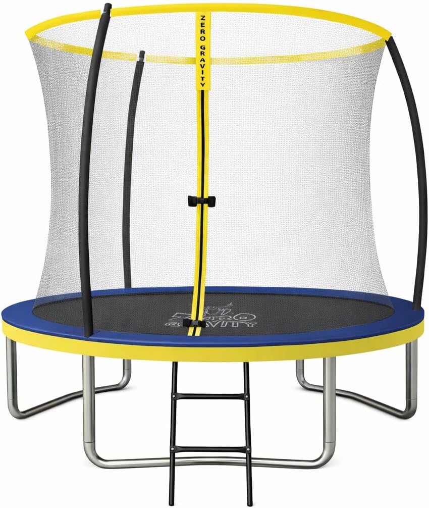 Zero Gravity Ultima 4 Models Outdoor Trampoline Diameter 183/244/305/366/427 cm T V GS Smart Folding Net for Quick Assembly and Disassembly Outdoor Trampoline Complete Set Including Ladder Assembly Video 4 Models