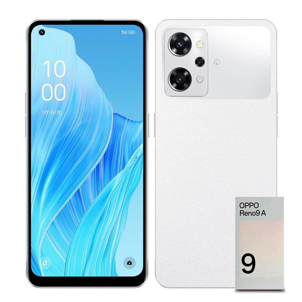 Amazon | OPPO Reno9 A SIMフリー ムーンホワイト ワイモバイル（Y 