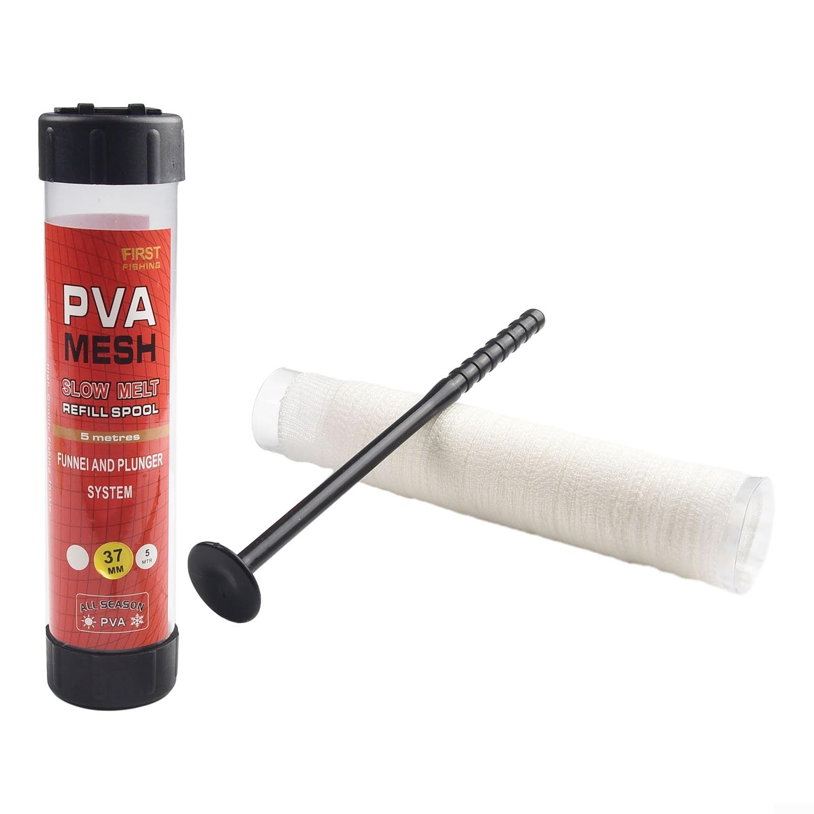 Water Soluble PVA Mesh Net 5m Fast Dissolve Bait Bag(37mm*5m)