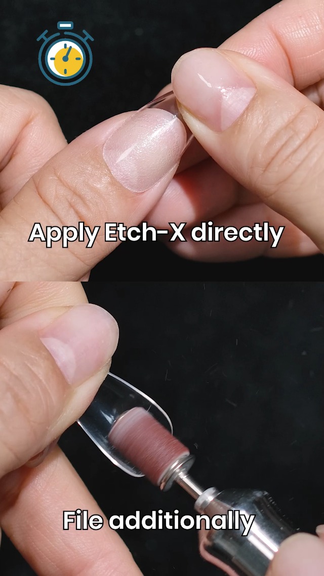 Amazon.com: Beetles Gel Nail Kit Etch-X, Almond Medium, 500pcs 12