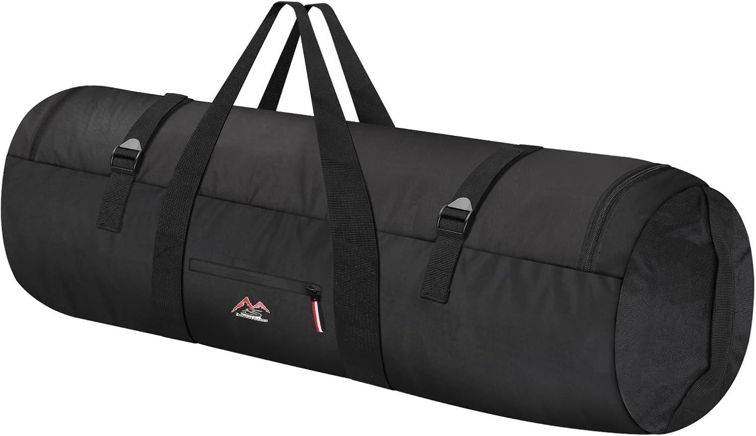 Amengsen Travel Duffel Bag 37L/63L/125L Oversized Duffel Bags, Upgrade Zipper, Durable and Waterproof, Suitable for Camping Bag Travel Storage Bag Tent StorageBag Sports Equipment Bag (Black, XL，125L)