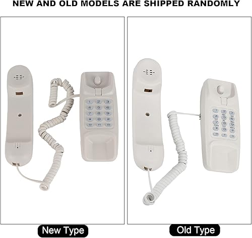 Miniatura 7 de Teléfono fijo de montaje en pared, uso doméstico del hotel sin pantalla Teléfono fijo, escritorio y montaje en pared Teléfonos con cable, con flash,