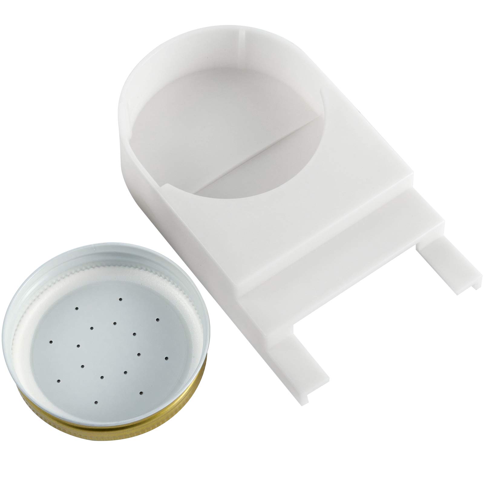 KEILEOHO 12 Pack 5.5 Inches X 3.15 Inches Bee Feeder Honey Bee Beehive Front Entrance Feeder Bee Drinking Equipment With Lids For Professional Beekeeper Or Beginner Feeding Sugar Syrup Or Water - View #8