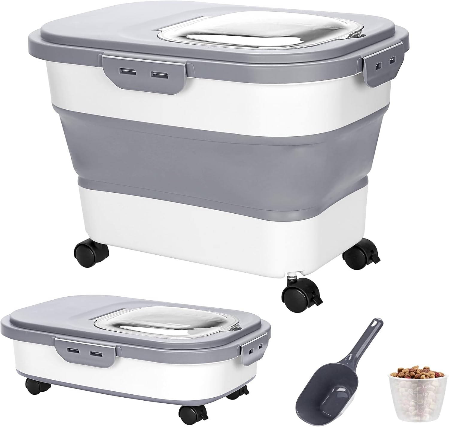 Dog Food Storage Container, 2023 Lbs Pet Cat Food Storage